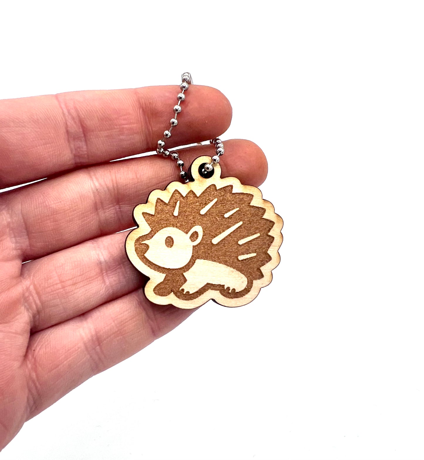 Hedgehog Emoji Keychain