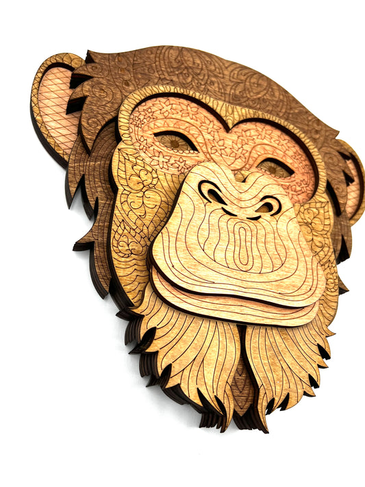 Monkey, Multi-Layer Wood