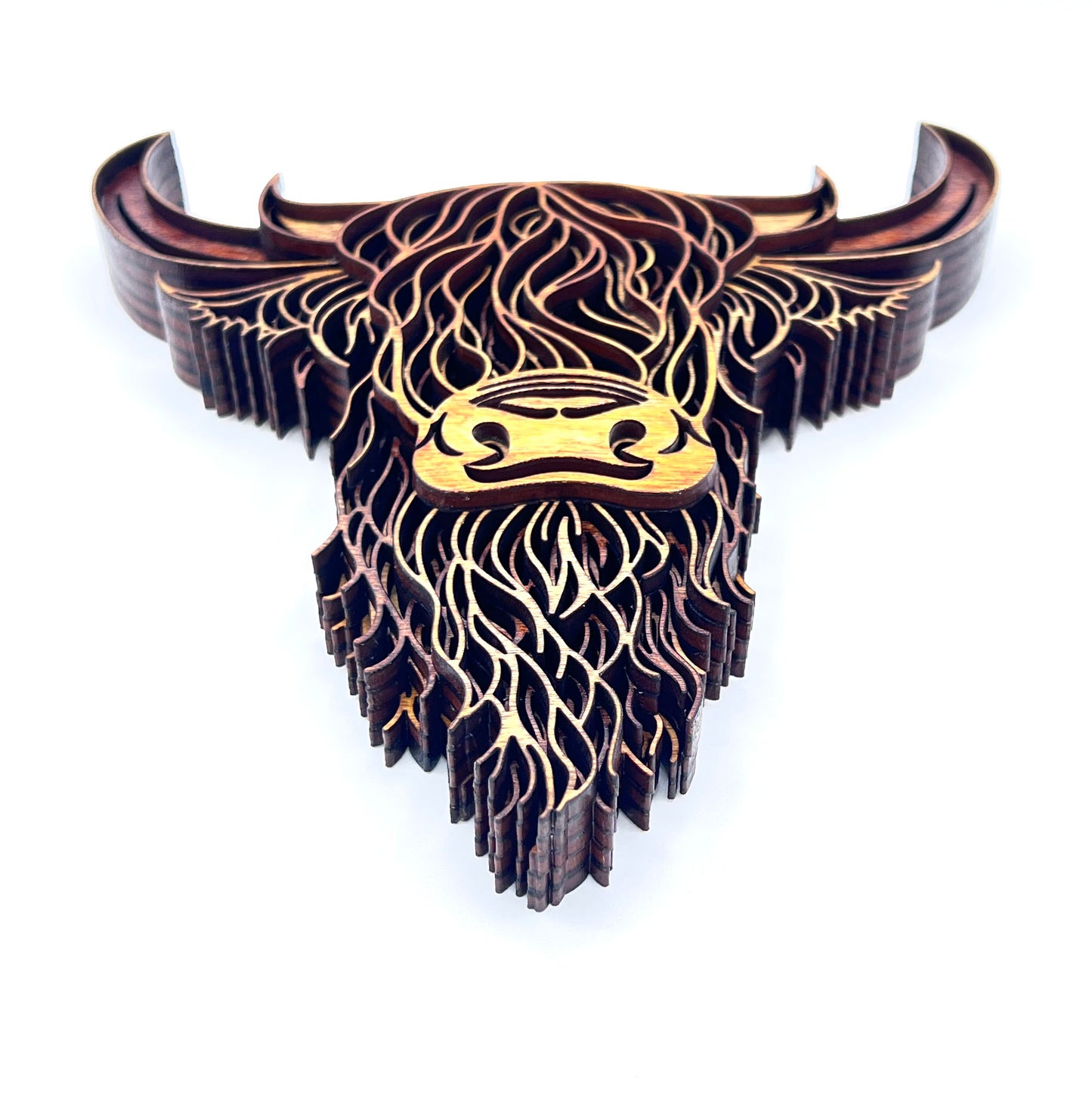 Highland Cow, Multi-Layer Wood