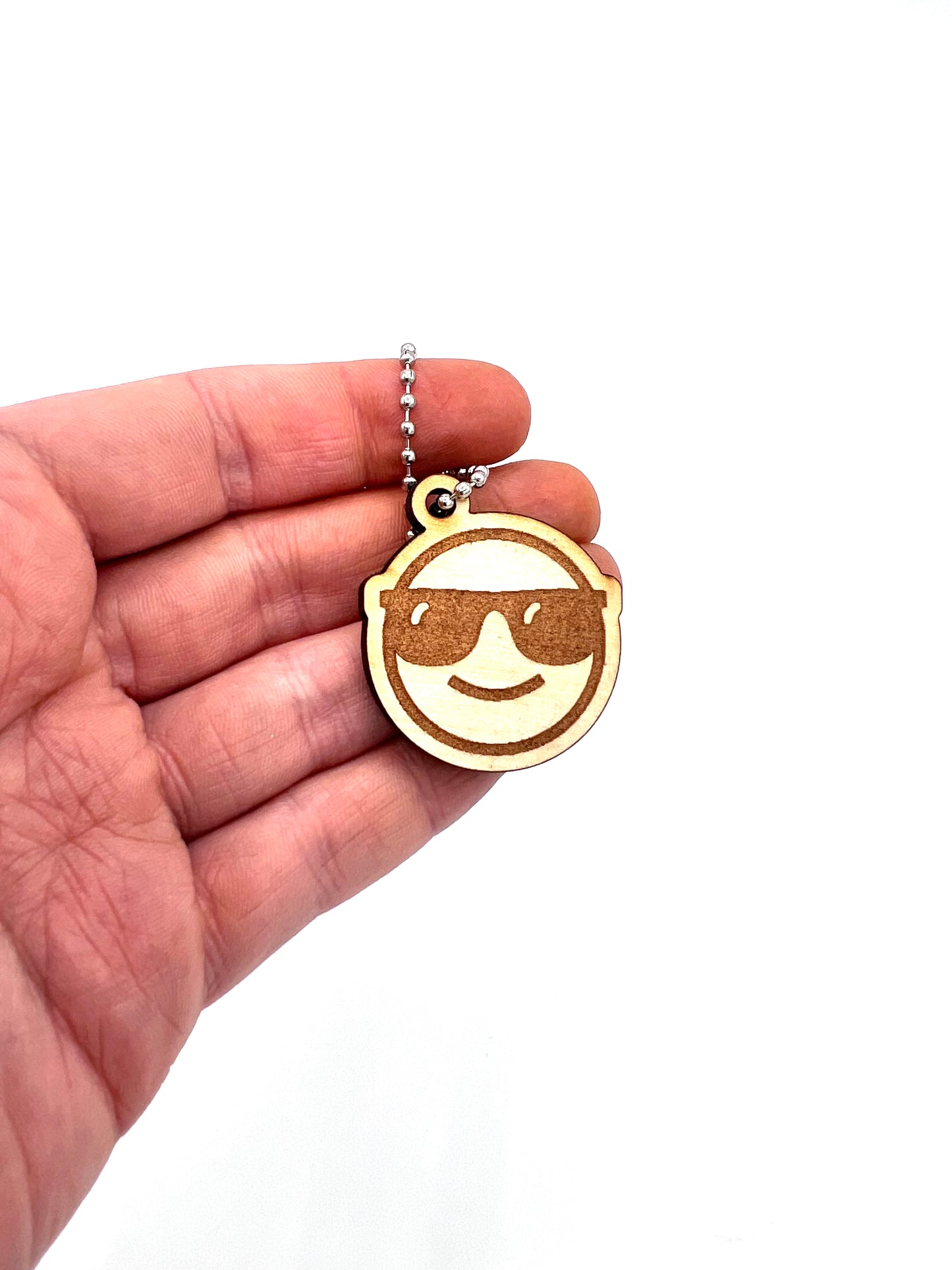 Smiling Face With Sunglasses Emoji Keychain