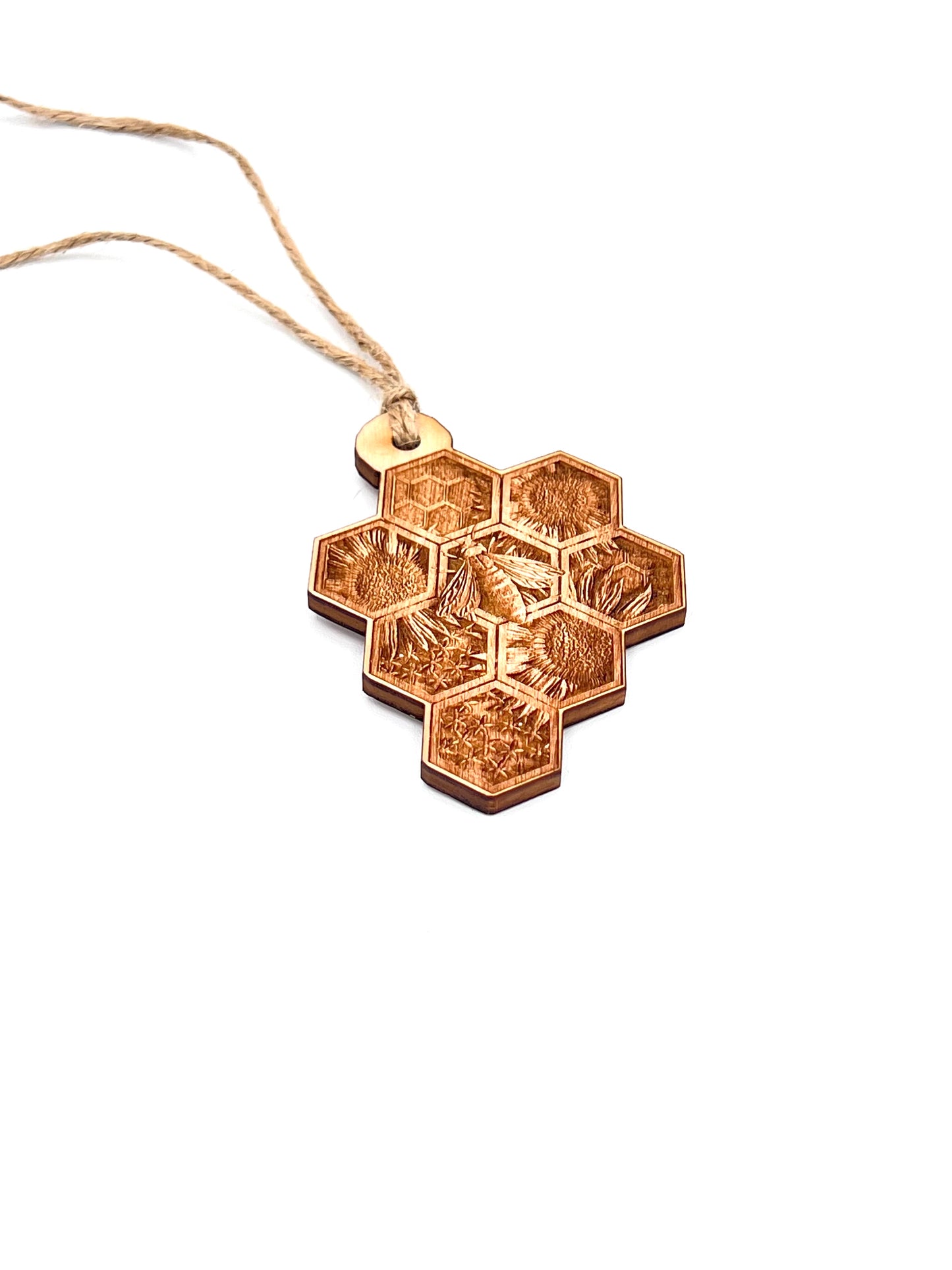 Bee Honeycomb Ornament
