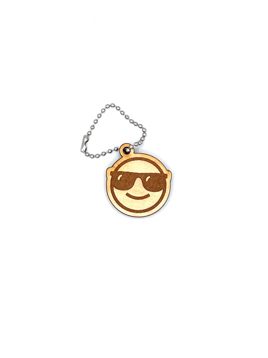 Smiling Face With Sunglasses Emoji Keychain