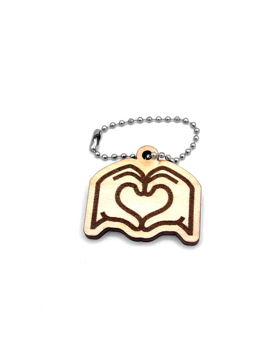 Heart Hand Sign Keychain