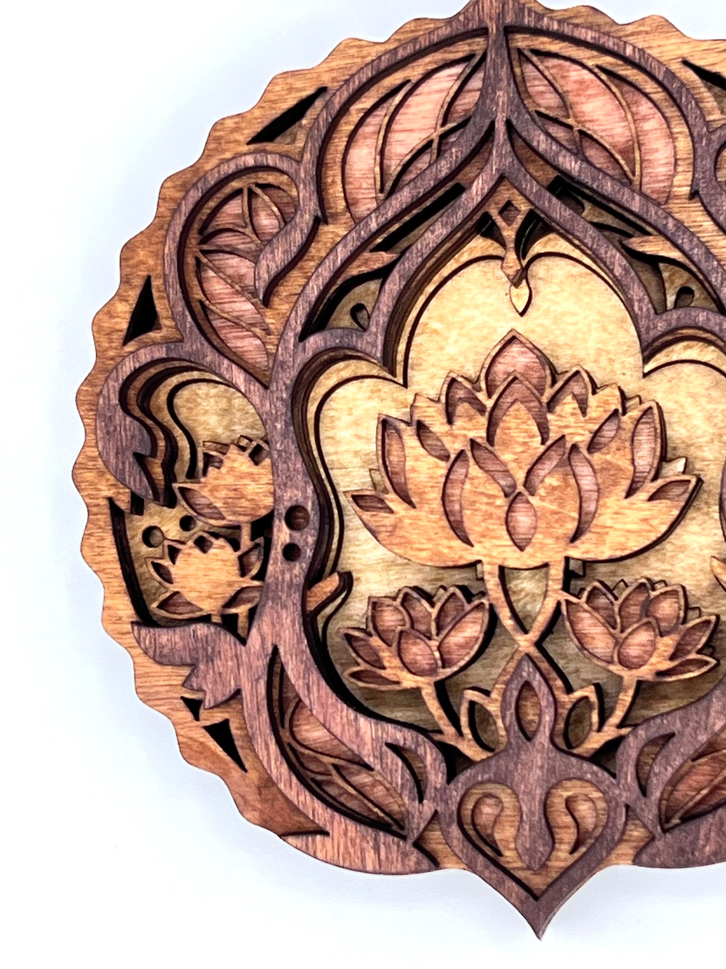 Lotus Flower 5 Layer Wood