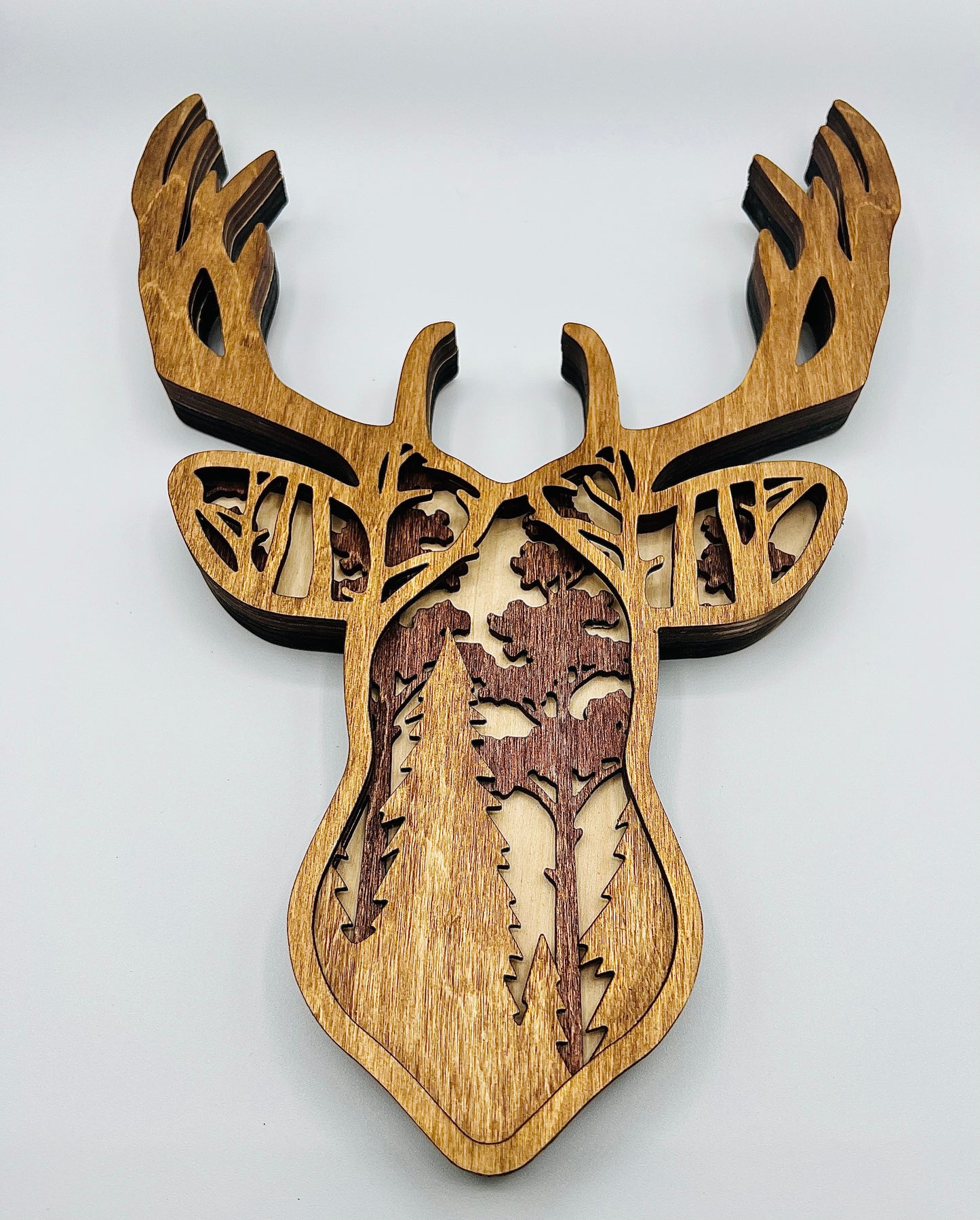 Deer, Multi-Layer Wood