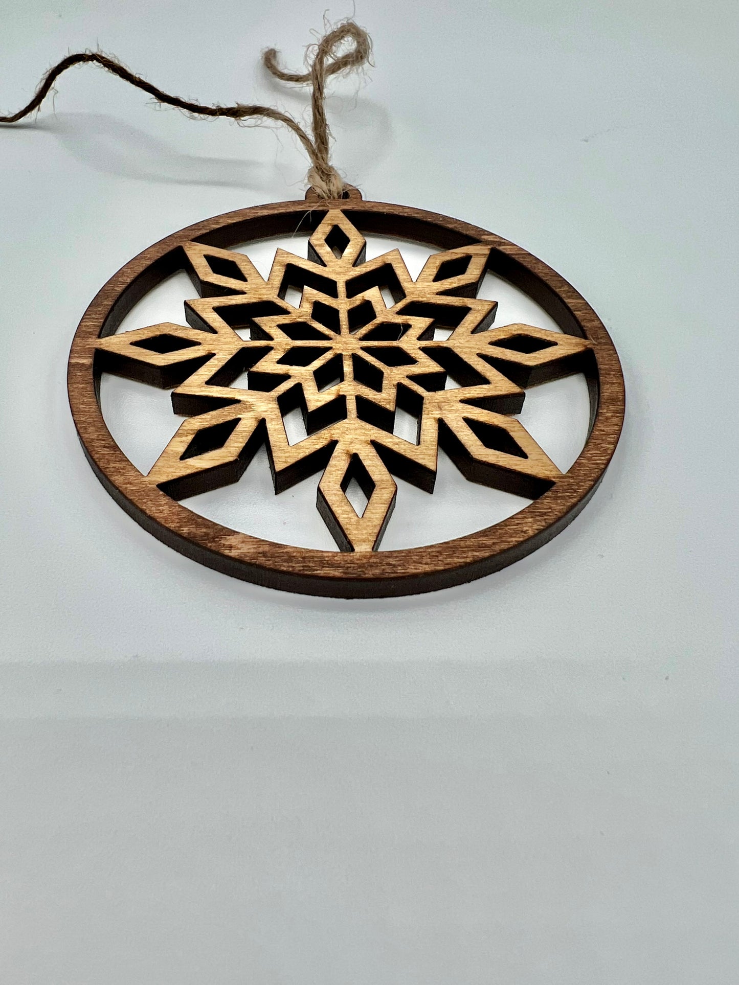 Snowflake Two Stain Ornament