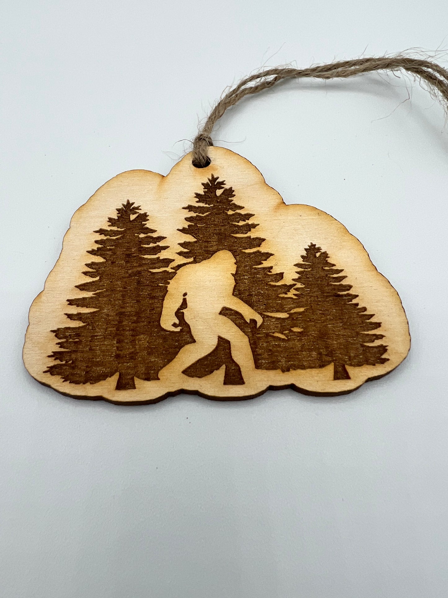 Bigfoot in the Woods Ornament