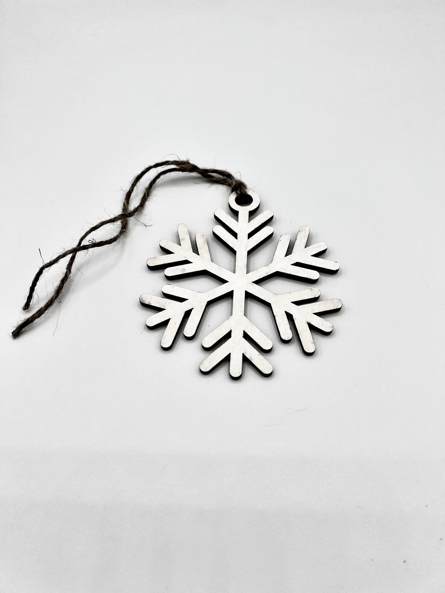 Snowflake White Ornament