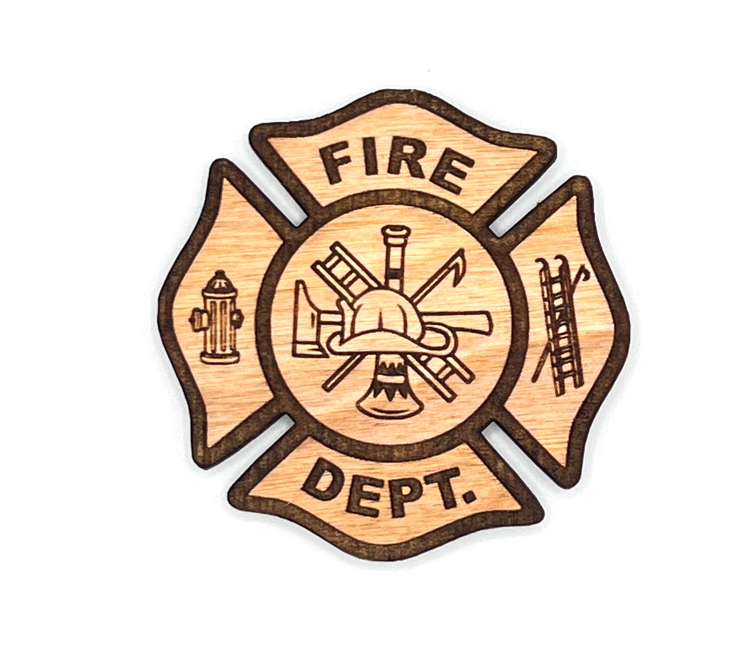 Fire Department Emblem Coaster Set