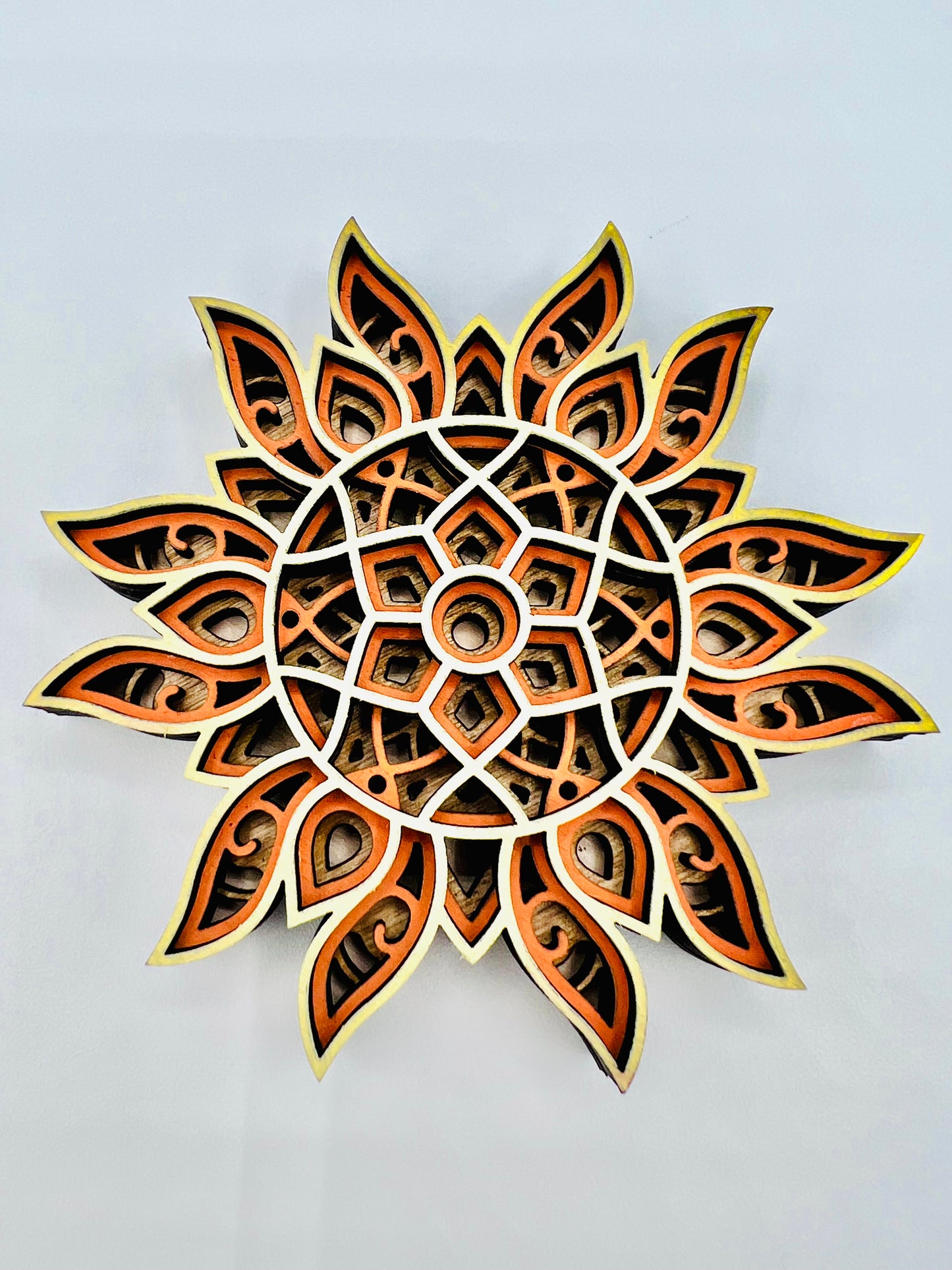 Sun Mandala, Multi-Layer Wood