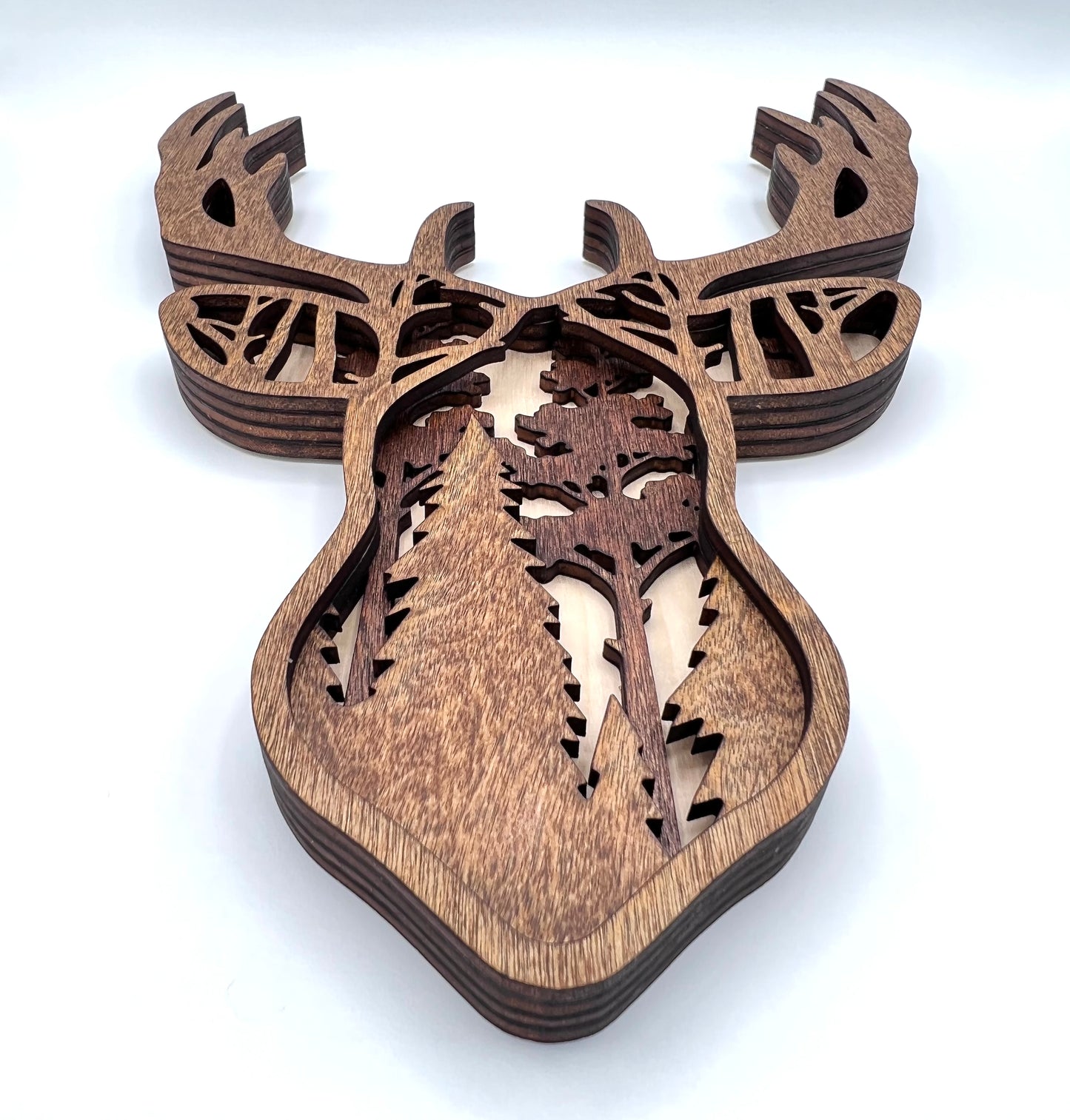 Deer, Multi-Layer Wood