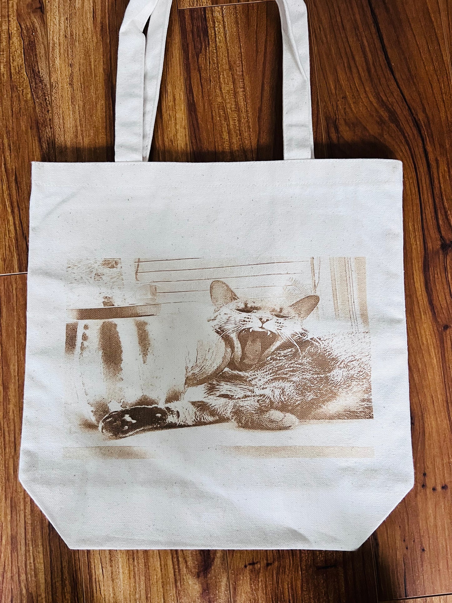 Canvas Tote Bag Custom Engraved