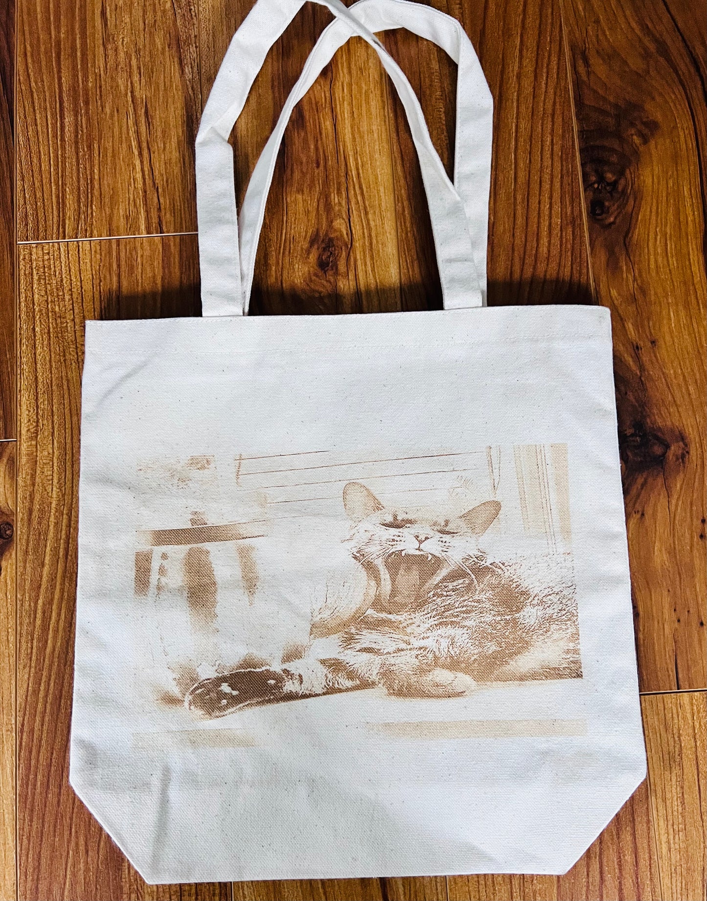 Canvas Tote Bag Custom Engraved