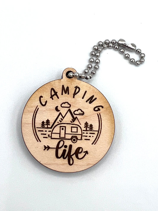 Camping Life Keychain