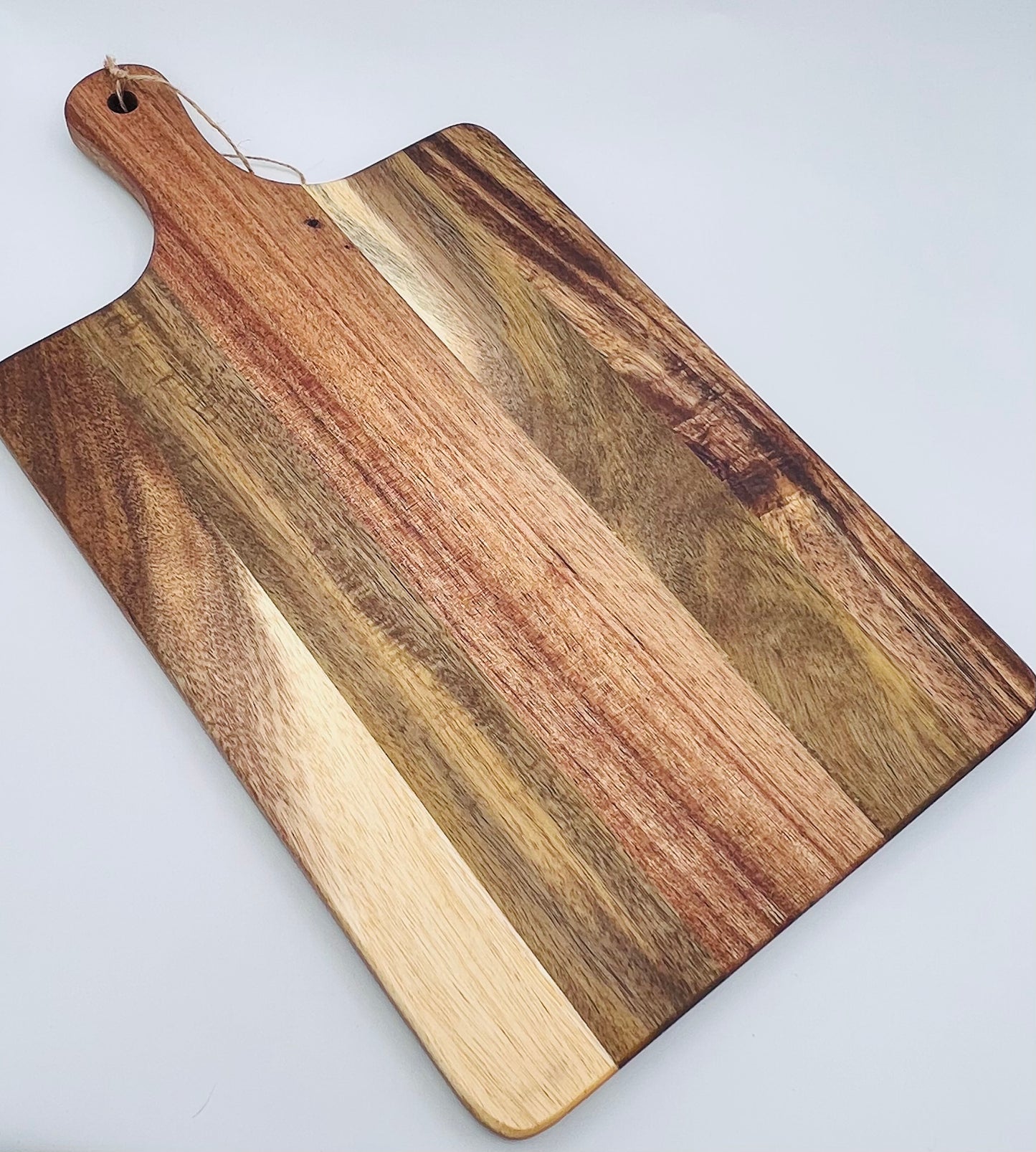 Acacia Board with Handle Custom Engraved