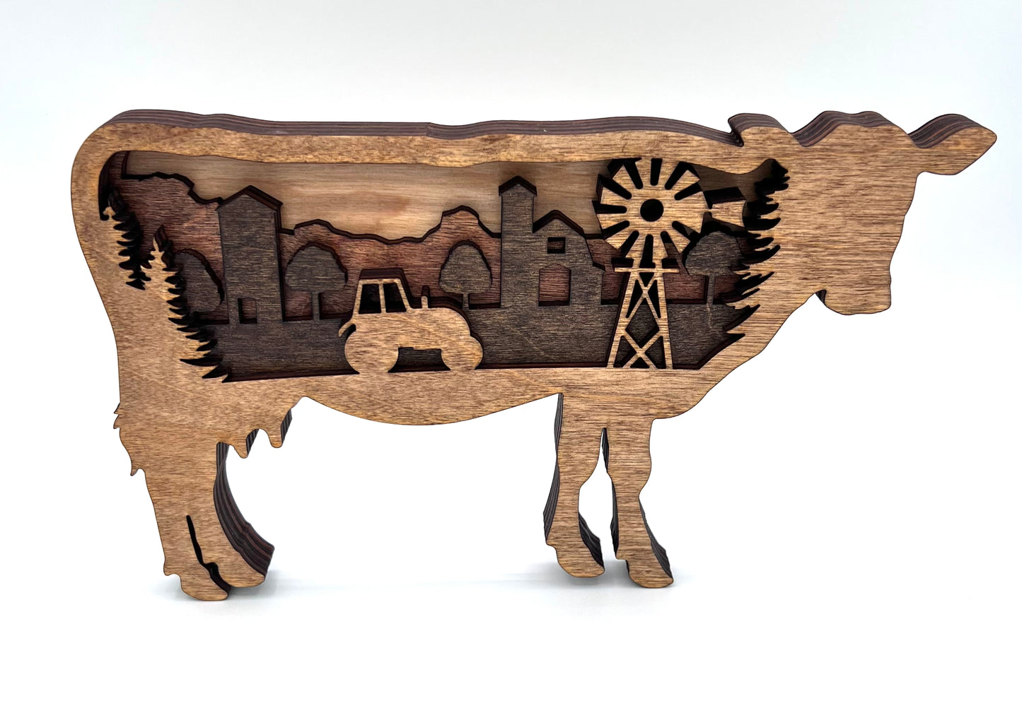 Farm Cow, Multi-Layer Wood