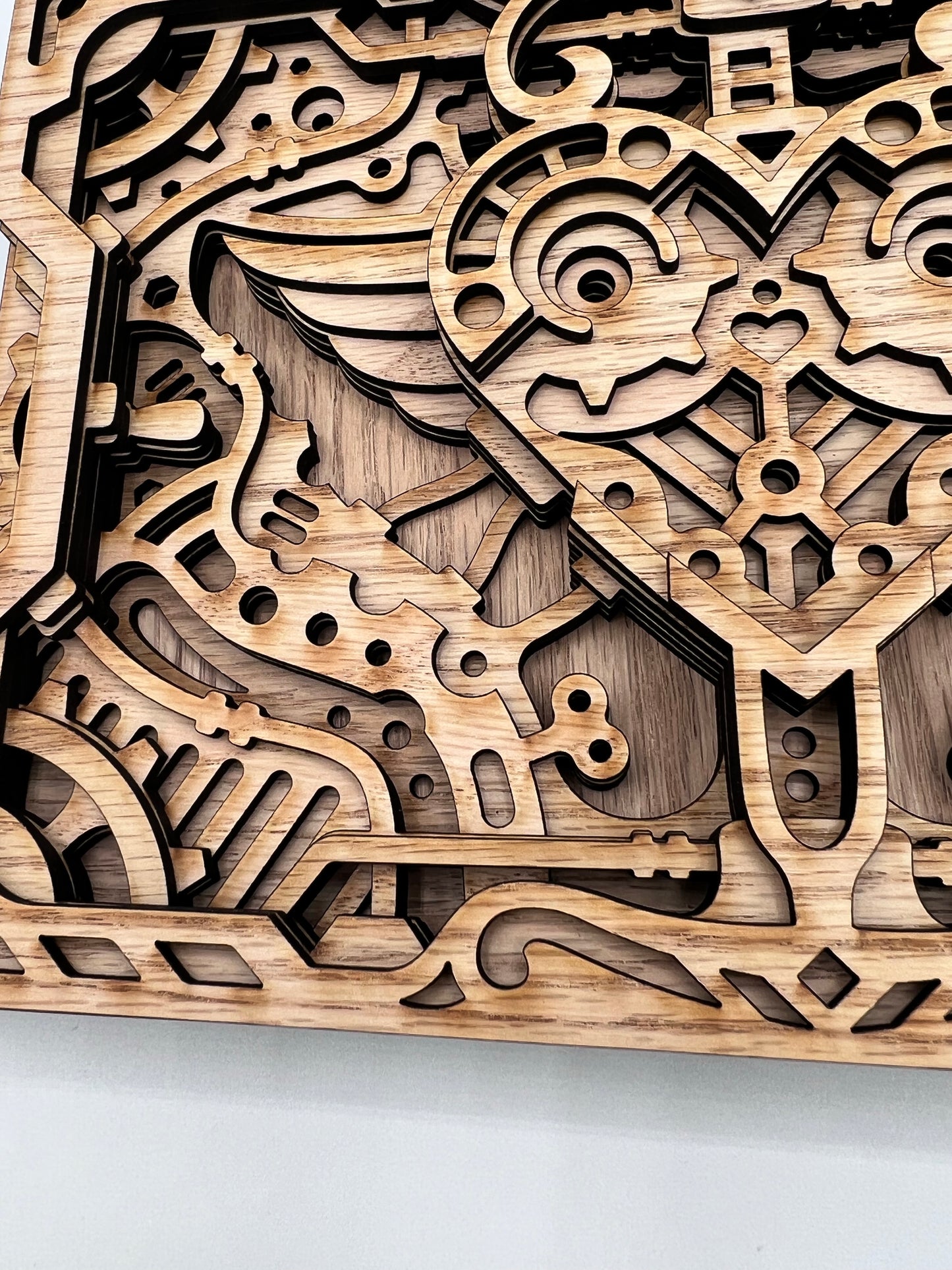 Steampunk Heart,  Multi-Layer Wood
