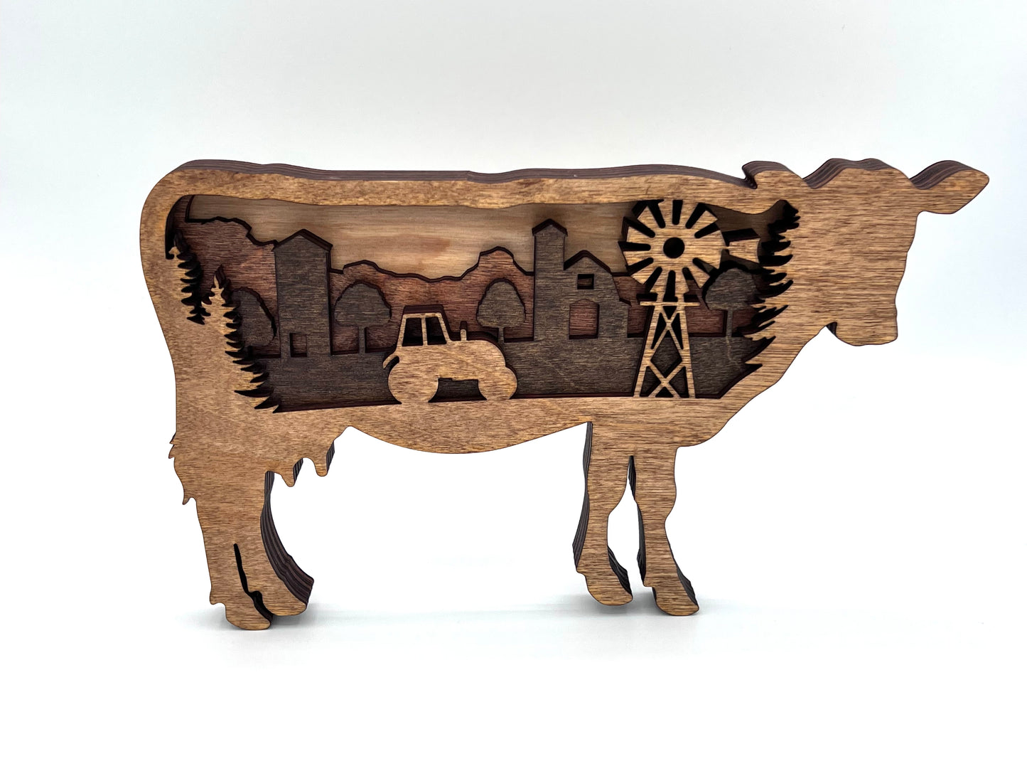 Farm Cow, Multi-Layer Wood