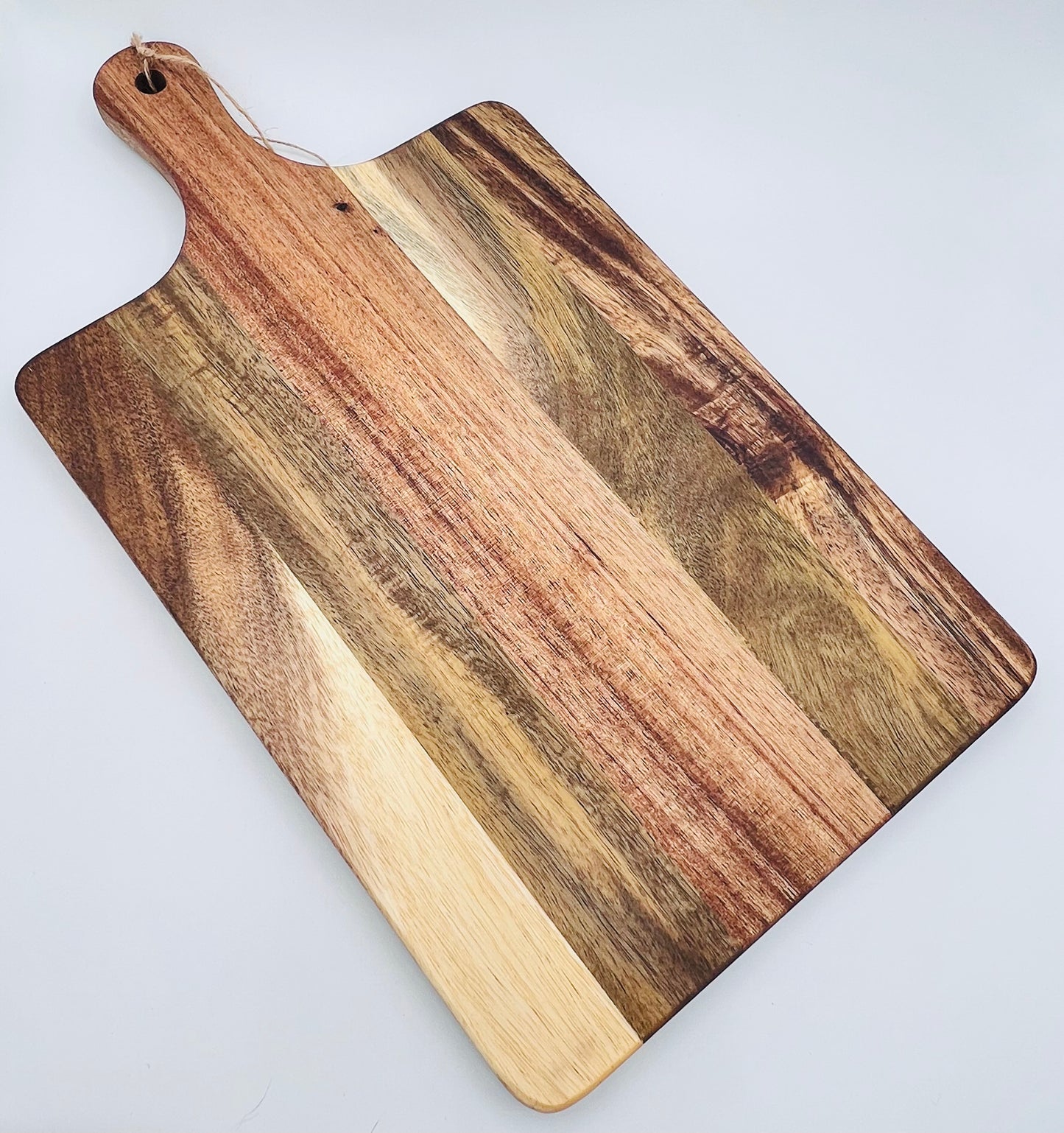 Acacia Board with Handle Custom Engraved
