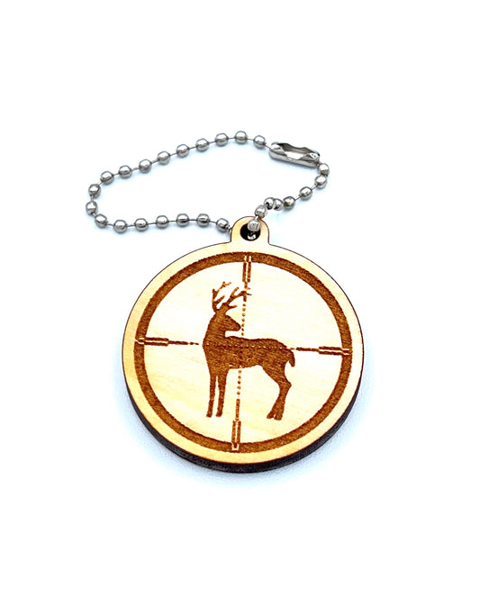 Deer Hunting Keychain